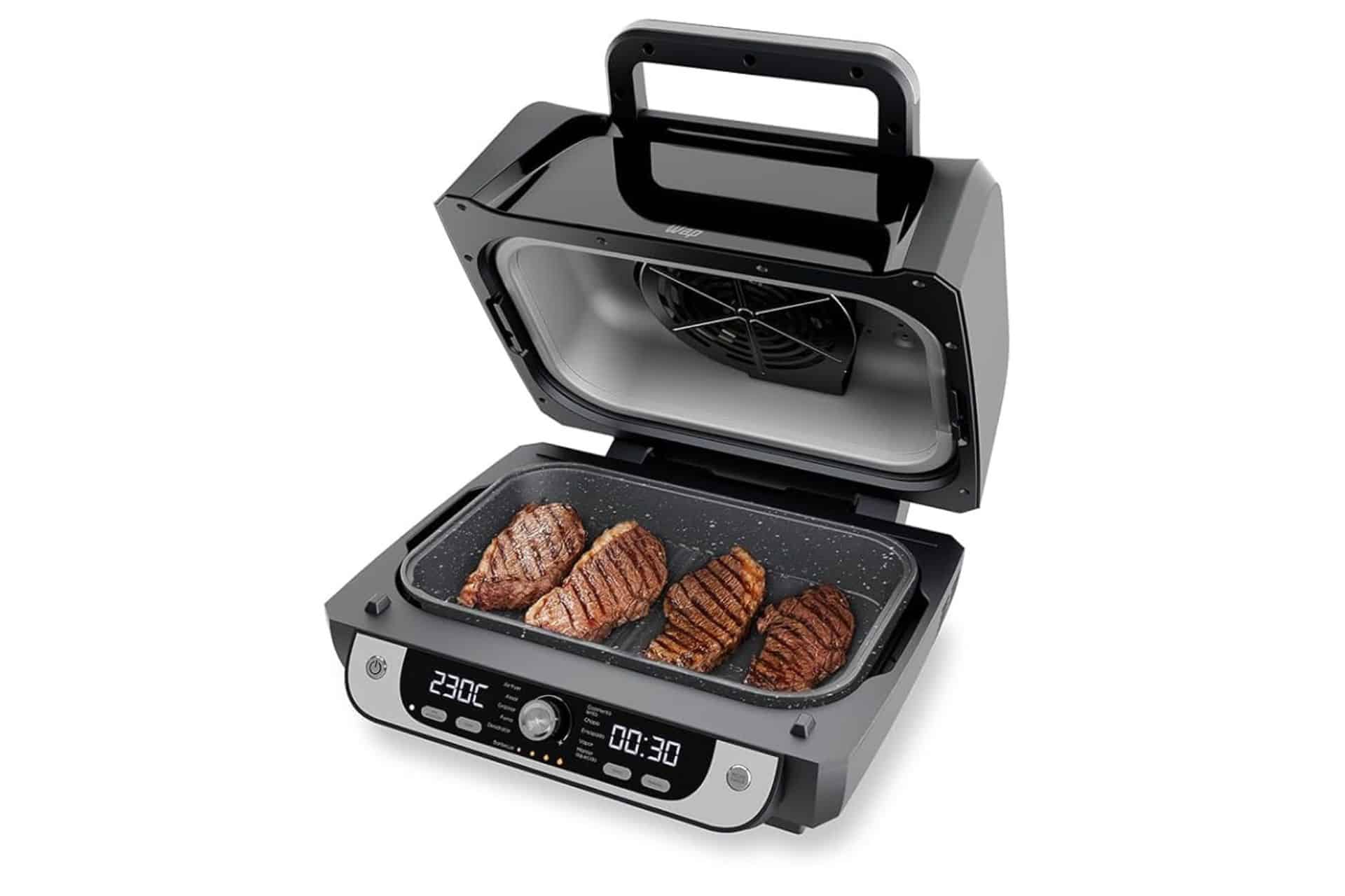 wap fritadeira eletrica air fryer barbecue digital