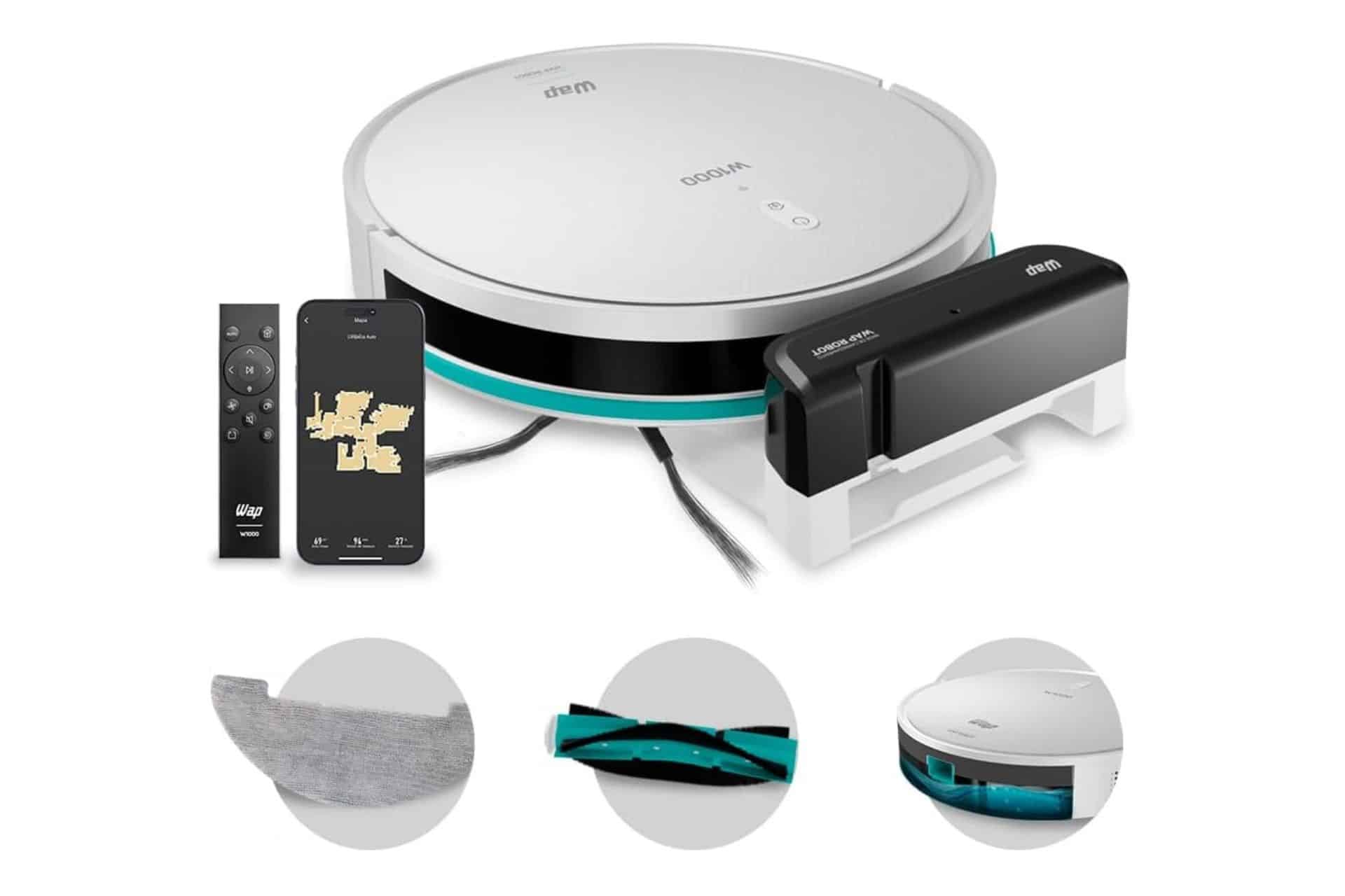 WAP Robô Aspirador de Pó ROBOT W1000