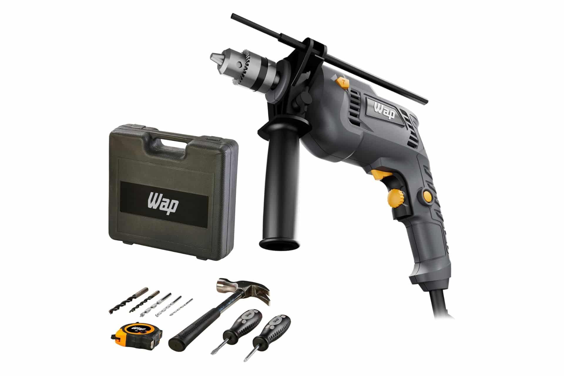 WAP Parafusadeira e Furadeira de Impacto 3/8" WF-700K10
