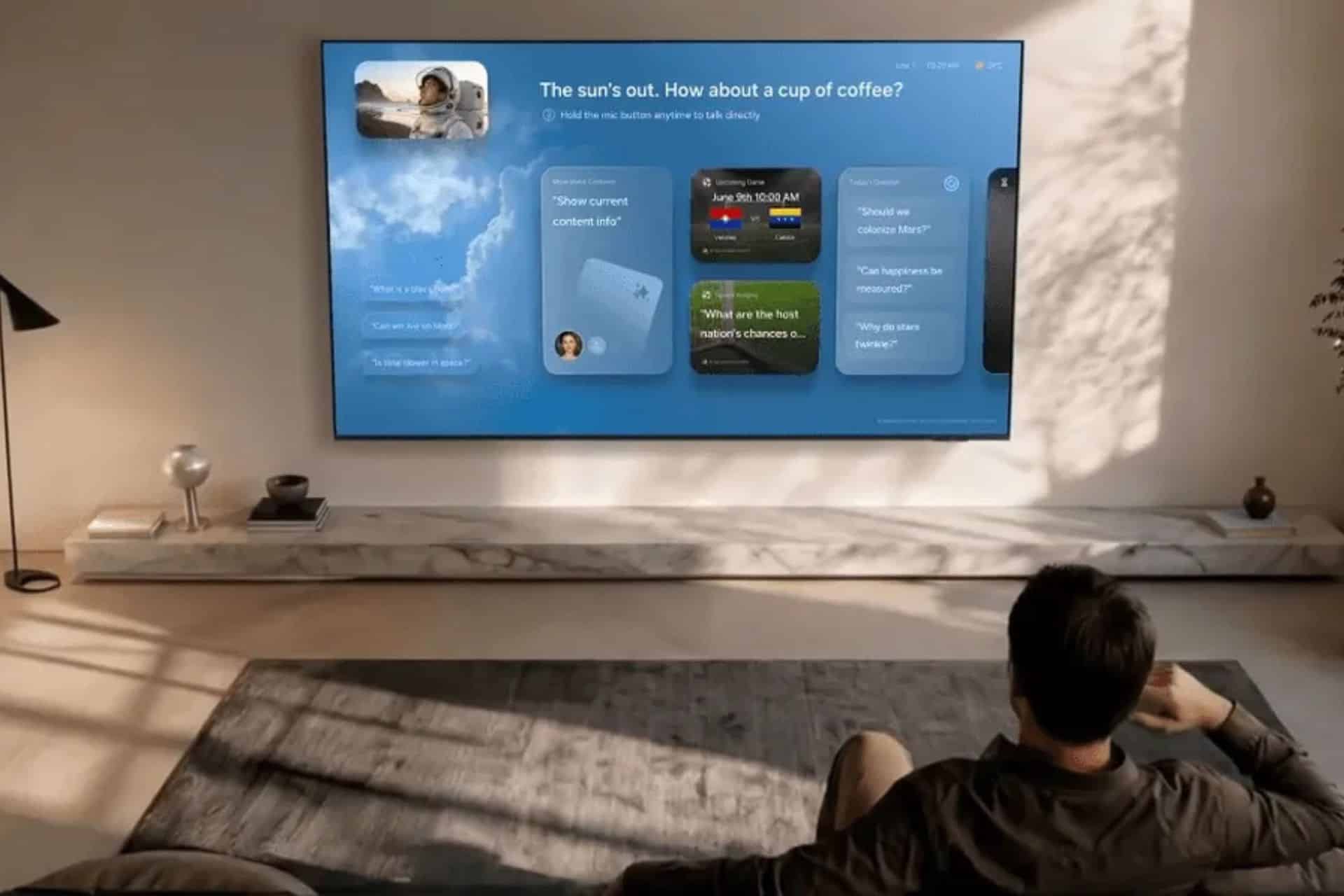 O sistema da Samsung utiliza os hábitos do consumidor para oferecer recomendações personalizadas de conteúdo