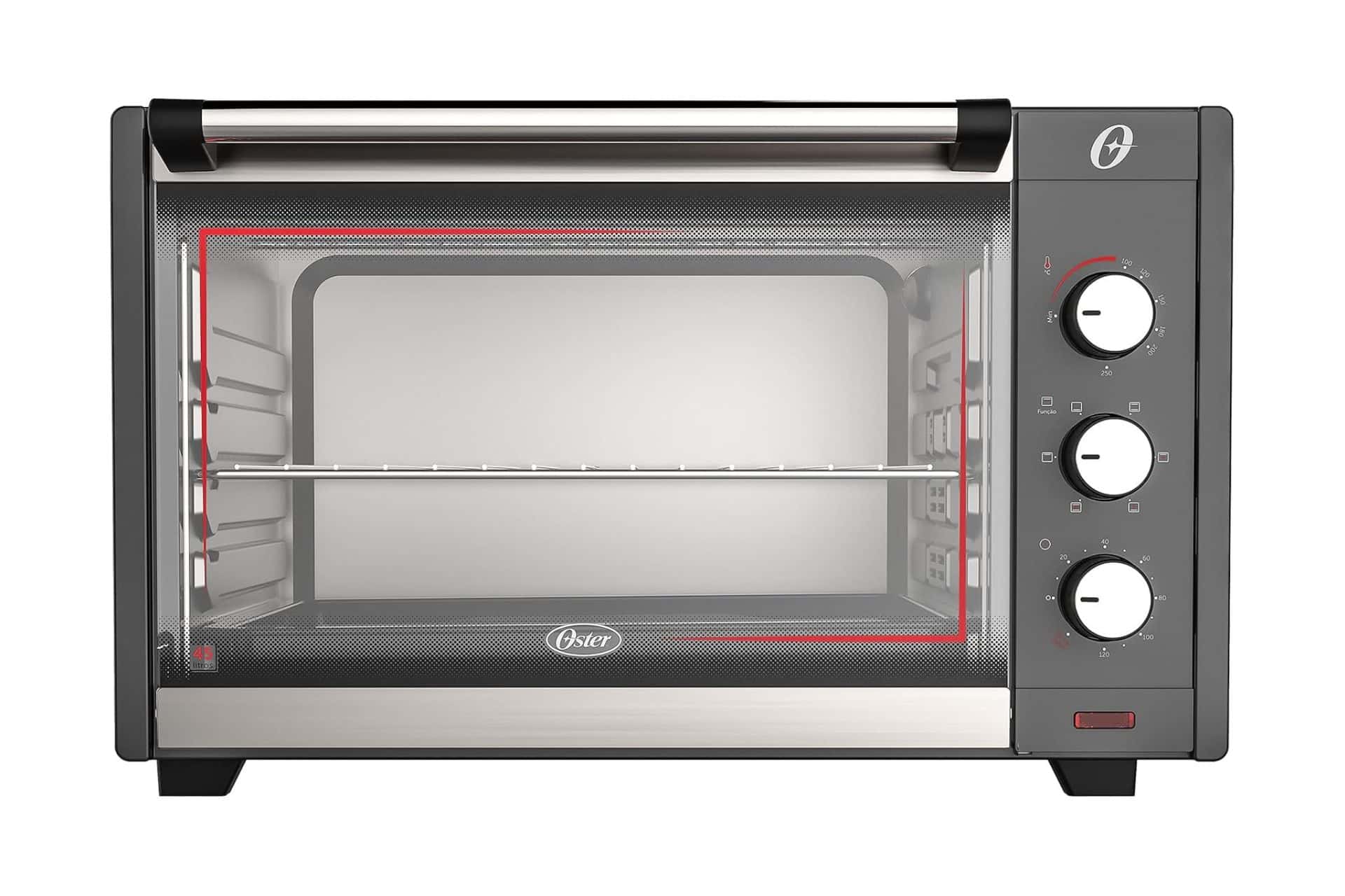 Forno Elétrico Oster, 45L, 110V, Grafite, 1600W, OFOR454